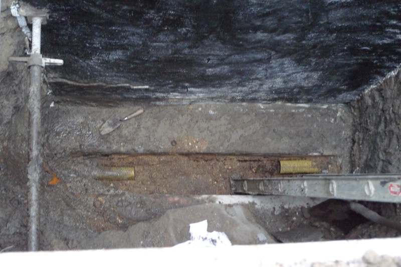 Fehlerhafte Drainage 